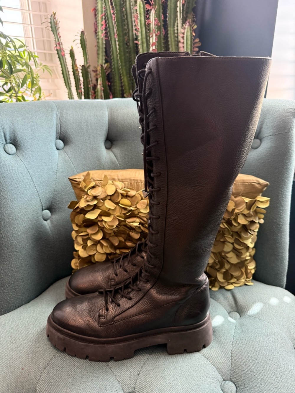 SCHUTZ Tiana Casual Big Floater Combat Boot - Picture 6 of 10